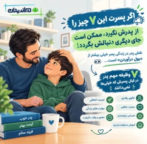 ۷ وظیفه پدر در قبال پسر/ نقش پدر در زندگی پسران