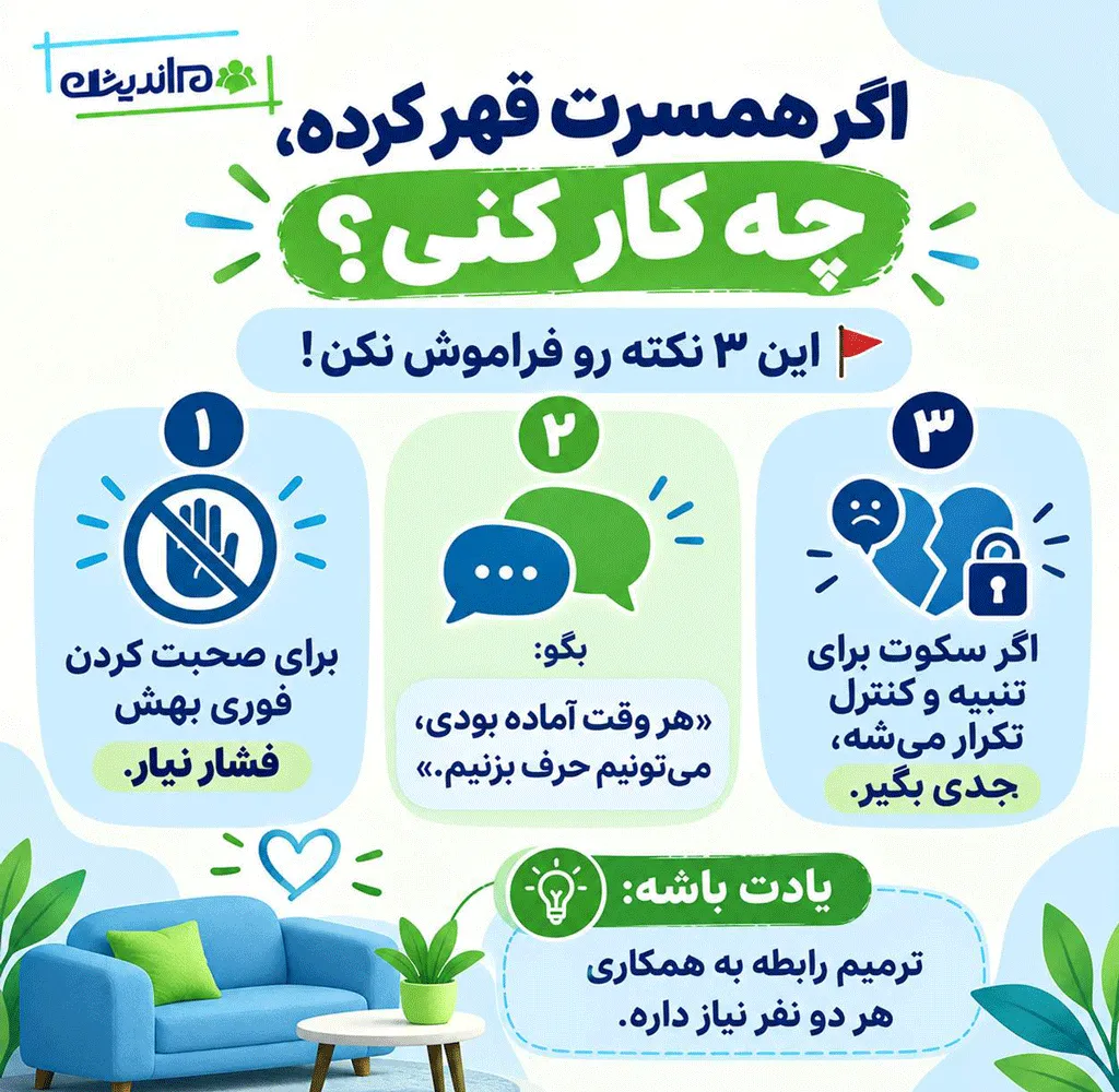 حالا درباره موضوع اصلی دعوا صحبت کنید