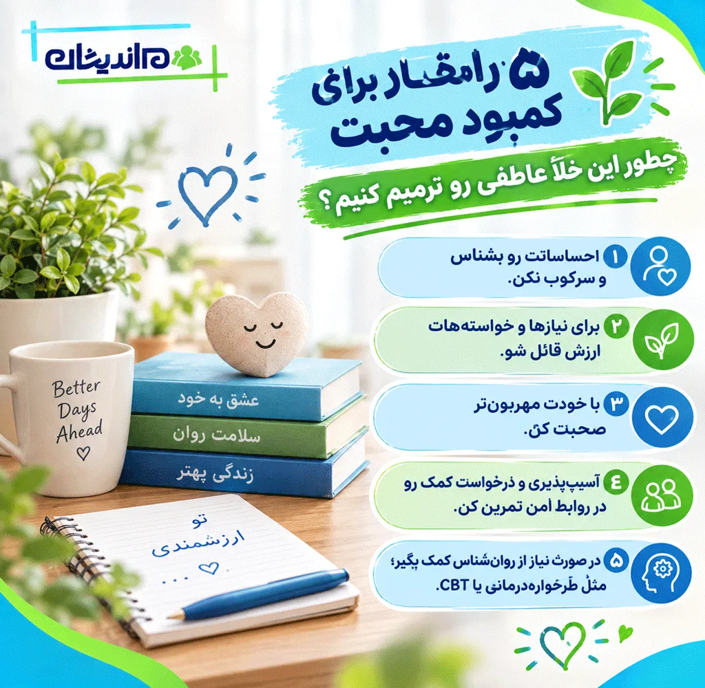 راه های درمان کمبود محبت
