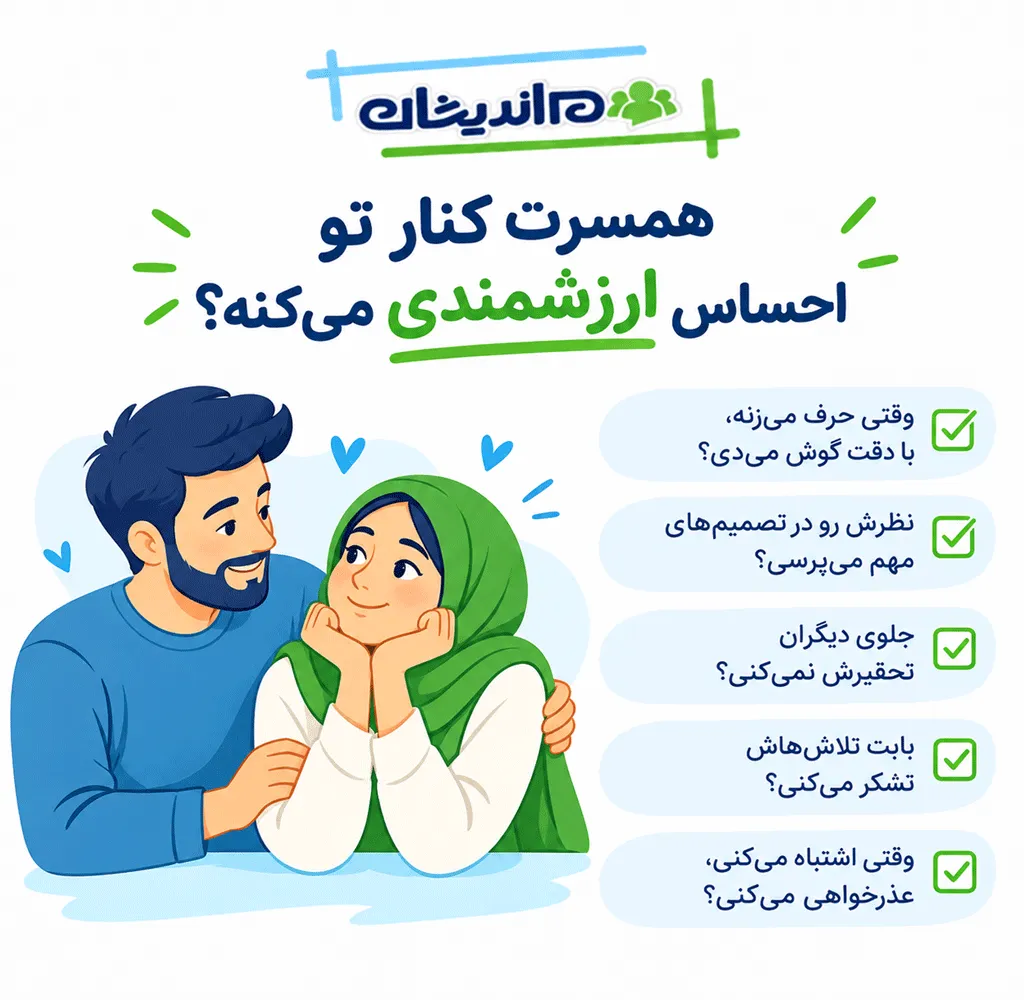 اهمیت احترام به همسر در زندگی مشترک