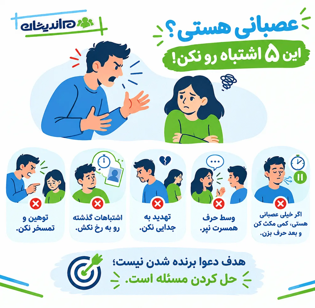 سرزنش همسر در جمع