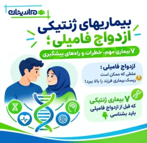 بیماریهای ژنتیکی ازدواج فامیلی؛ ۷ بیماری مهم، خطرات و راه‌های پیشگیری