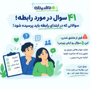 ۴۱ سوال در مورد رابطه؛ سوالاتی که در ابتدای رابطه باید پرسیده شود!